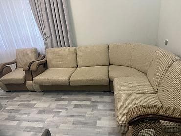 divan kreslo dəsti: Kunc divan ve kreslo desti satilir 300azn. Unvan Turkan Nigaz — 1