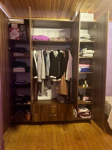 бескаркасный диван кровать: 2 təknəfərlik çarpayı, Dolab, 2 tumba, Azərbaycan, Yeni — 3
