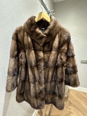 женские атласные длинные перчатки: Kürk, S, rəng - Qəhvəyi — 2