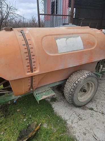 Bağçılıq üçün qoşqu tipli çiləyici (bağ çiləyən aparat) - Kənd