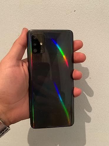 apple iphone 3g: Samsung Galaxy A51, 64 GB, rəng - Qara, Qırıq — 1