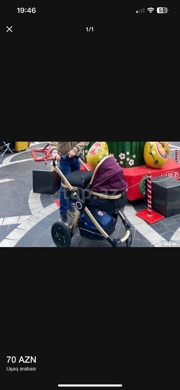 uşağ arabalari: Çıxarılmayan beşikli araba — 1