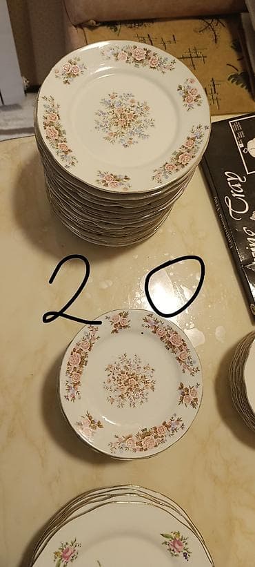 Nahar dəsti, rəng - Ağ, Farfor — 4