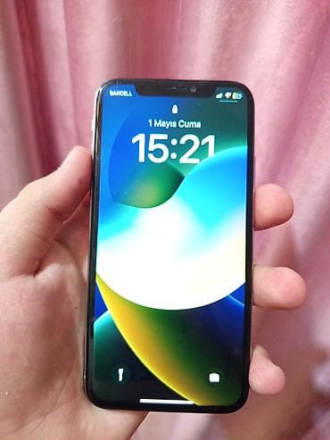 iphone x qiyməti: IPhone X, Qara, Face ID — 7