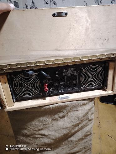 apple 16 pro max: EV E9600 güc gücləndiricisi (power amplifier) – taxta rack/qutu ilə — 9