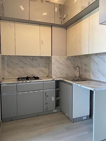 Sifarişlə mətbəx dəsti, Özü çəkən petlələr, MDF, Kredit yoxdur, Ünvandan götürmə, Pulsuz çatdırılma, Ödənişli çatdırılma