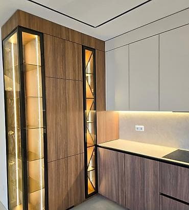 mini sauna: Sifarişlə mətbəx dəsti, Özü çəkən petlələr, Mat laminat, Kredit yoxdur, Pulsuz çatdırılma — 3