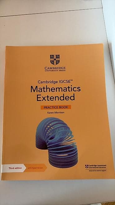 Kitablar və jurnallar: Məhsul: Orijinal Cambridge IGCSE Mathematics Extended – Practice Book — 1