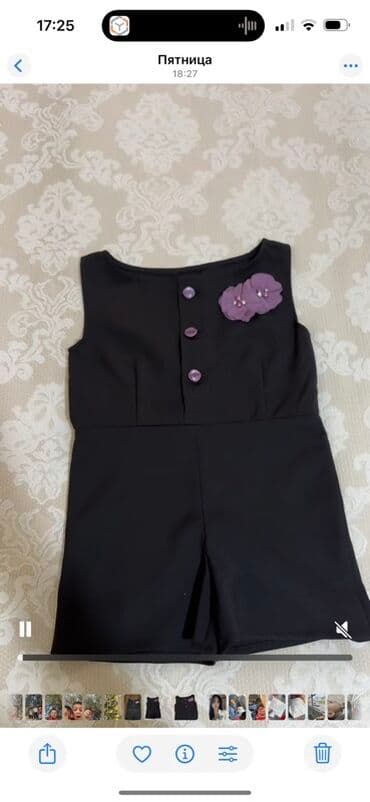 Kombinezon, Qız üçün, 3 - 4 yaş