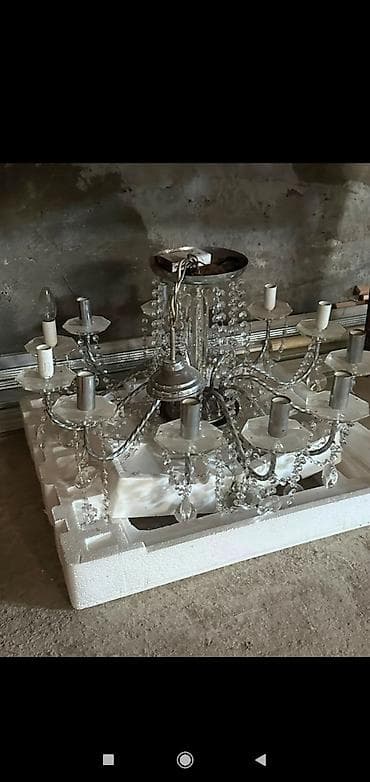 şam qəlibi: Çılçıraq, 10 və daha çox lampa, Metal — 3