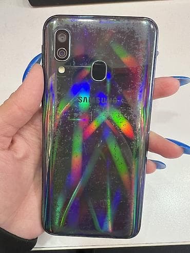 500gb hard disk: Samsung Galaxy A40, 64 GB, rəng - Qara, İki sim kartlı — 2