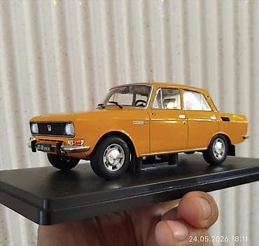 Москвич: Maqnit altlıqlı kolleksiya modeli – Moskvich 2140 (Hachette 1:24) — 3