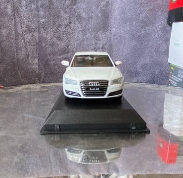 10 qepik: Коллекционная модель AUDI A8 D4 white 2010 Kyosho Scale 1:43 Art. — 14