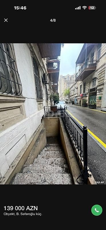 Kommersiya daşınmaz əmlakının satışı: Obyekt – B. Səfəroğlu küç. Bu kucede bele obyekt azi 180-200 min — 4