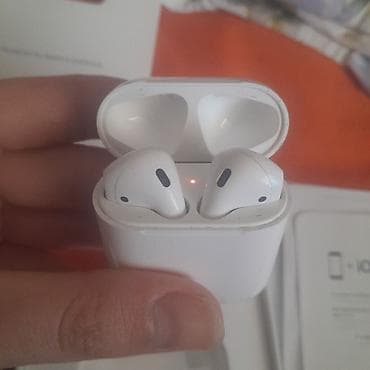 macbook ikinci el: İşlənmiş Simsiz (Bluetooth) Qulaqcıqlar, Apple, rəng - Ağ — 2