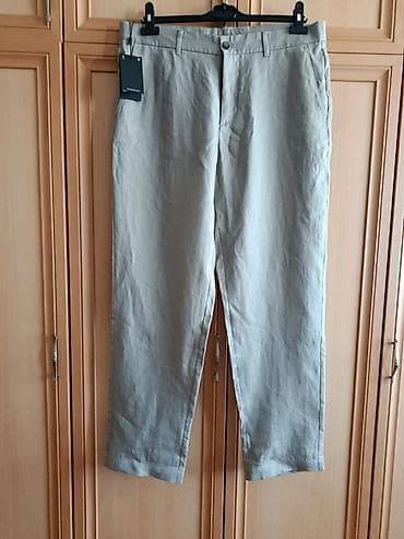 Massimo Dutti kişi şalvarı – 100% təbii kətan (zahiri örtük), astar — 1
