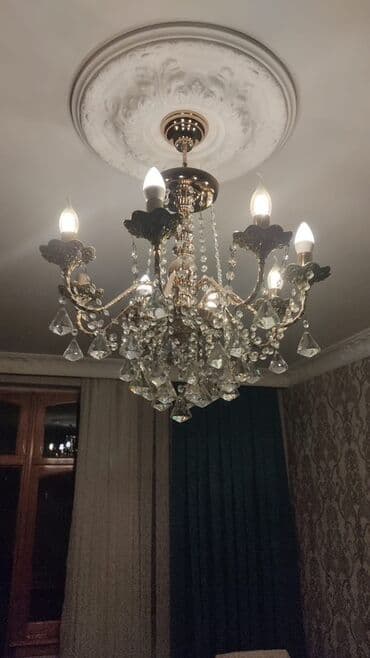 Çılçıraq, 8 lampa, Metal