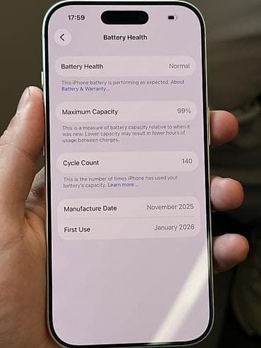 14 pro max dubay: IPhone 17 Pro, Gümüşü — 6
