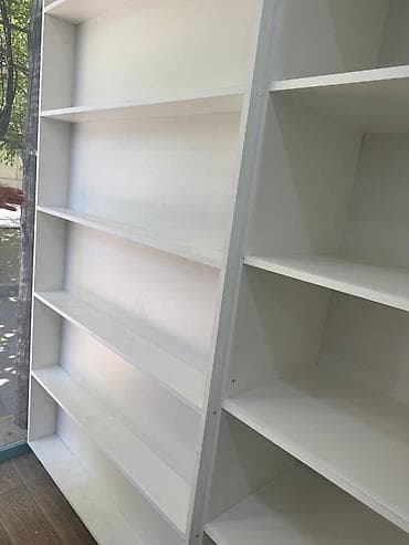 kunc ref: Ağ rəngli modul kitab rəfi/vitrin - Material: Laminat/MDF tipli ağ — 3