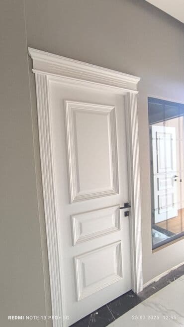 qapi ucun aksesuarlar: Yataq otağı üçün Yeni Otaq qapısı 90x205 sm Çərçivə ilə, Zəmanətli, Ödənişli quraşdırma, Pulsuz çatdırılma — 6