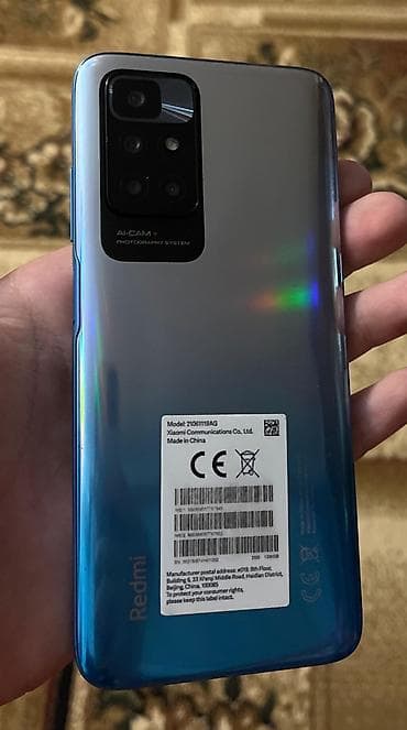 blackberry telefon: Redmi 10, 128 GB, rəng - Mavi, Face ID — 1