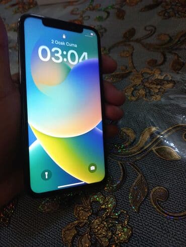 Mərmər effektli PVC panellər: IPhone X, 64 GB, Black Titanium, Zəmanət, Simsiz şarj, Sənədlərlə — 2