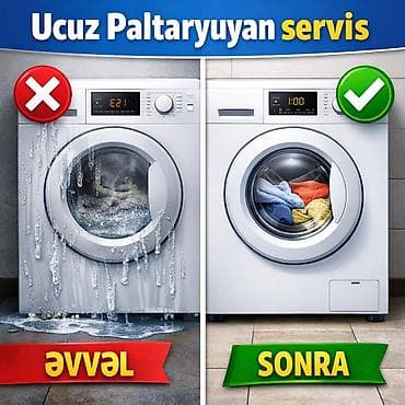 Мебельные услуги: Xidmət: Paltaryuyan ustası Təsvir: - Müxtəlif markalı paltaryuyan — 9