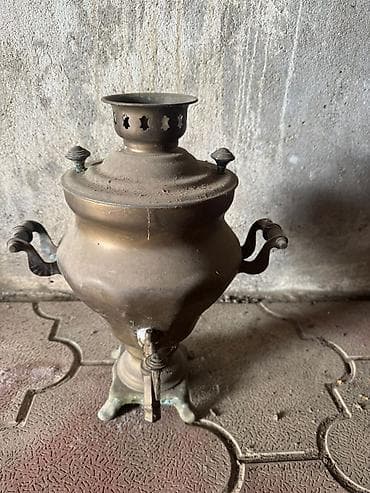 samovar altı podnos: Sovet istehsalı elektrik samovarı - Model: Məişət tipli — 1