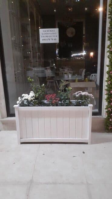 taxtadan gul qablari: Dibçək#Dibcək#Açıq hava üçün dekorativ taxta dibçəklər - Material — 2