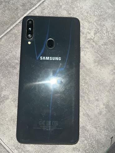 narda 2 manatliq internet: Samsung Galaxy A20s, 64 GB, rəng - Qara, Barmaq izi, İki sim kartlı — 1