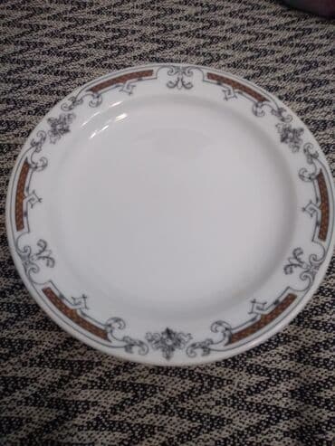 Boşqablar, 6 ədədli dəst, rəng - Ağ, Farfor, Çexiya