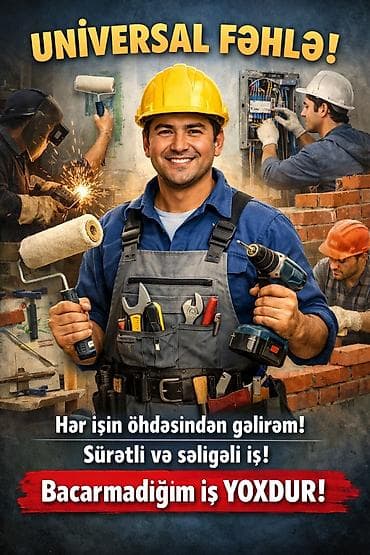 Няни, сиделки: SÖKÜNTÜ • DAĞINTI • QAZINTI Bina və obyektlərdə yük qaldırma, daşıma — 1