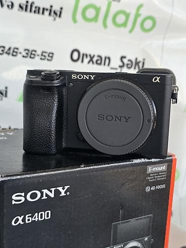 ikinci el telefon ayfon: Sony Alpha a6400 Gəlmədir Azərbaycanda istifadə olunmayıb. Video və — 4