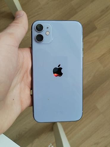 IPhone 11, 64 GB, Göy, Face ID