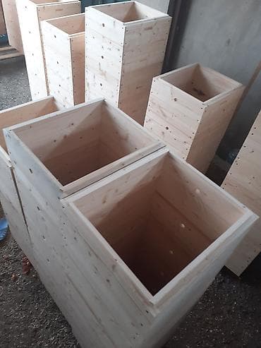 Arı yeşikləri. Quru taxtadan.1012 ramkalıq yeni yeşiklər.rəng