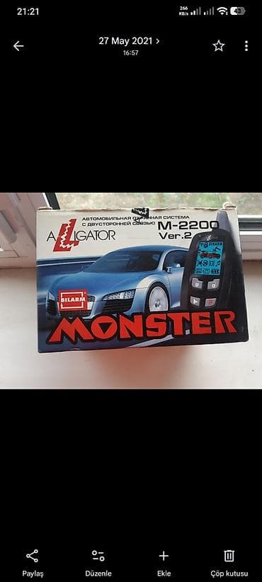 akula antena: Alligator Monster M-2200 Ver.2 – iki istiqamətli avtomobil — 7