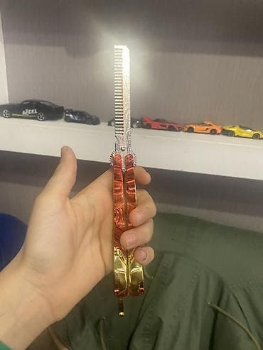 qaqa desti: Təsvir: - Bıçaq formasında qatlanan fırlatma məşq aləti – kəskin bıçaq — 2