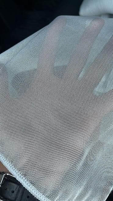 Şamdanlar: Təsvir: - Açıq krem/ağ tonlarda şəffaf tül parça - Nazik şəbəkə — 9