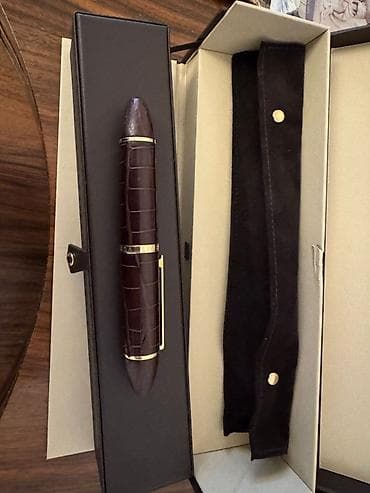 sensor qələm: Louis Vuitton Cargo Alligator Leather Fountain Pen “750”“ Orijinal — 2
