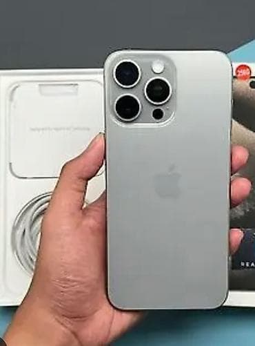 iphone 15 pro titanium: IPhone 15 Pro, 256 GB, Natural Titanium — 3