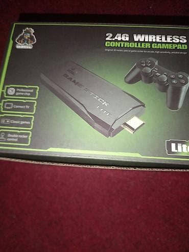 dt7 pro max: Game Stick Lite 4K – TV-yə qoşulan mini oyun konsolu və 2.4G simsiz — 1