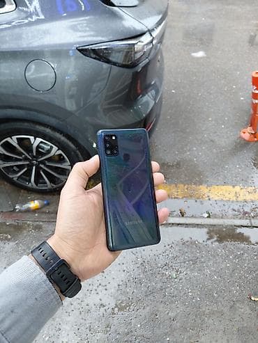 redmi note 7 ikinci el: Samsung Galaxy A21S, 32 GB, rəng - Göy, Düyməli, Sensor, Barmaq izi — 1