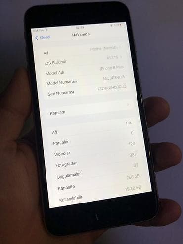 ipone 7 plata: IPhone 8 Plus, 256 GB, Qızılı, Simsiz şarj — 5