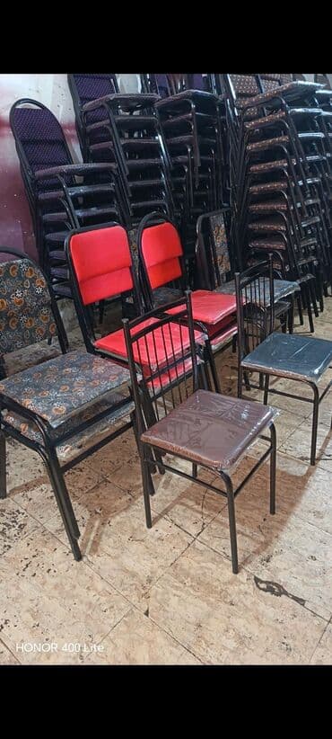 balkon ucun stol stullar: Mətbəx üçün, Qatlanmayan, rəng - Qara Stul — 1