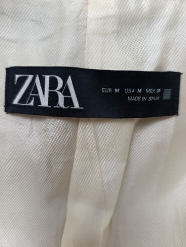 Мужская одежда: Пальто, Zara, M, цвет - Бежевый — 4