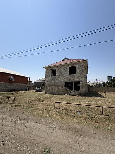 2 mərtəbəli yarımçıq tikili – fərdi yaşayış evi - Daş konstruksiya — 3