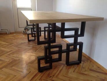 xacmaz mebel: Yeni, Müdir üçün, Kvadrat masa — 4