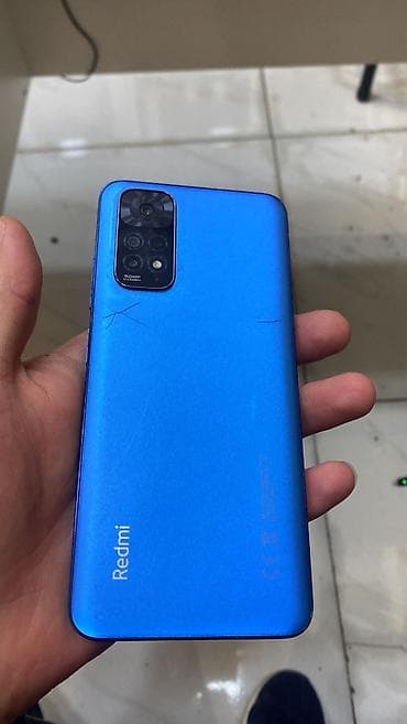 Redmi Note 11, 128 GB, rəng - Mavi, Barmaq izi