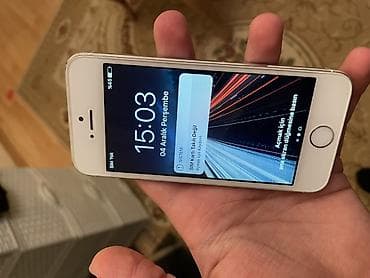 iphone x 2 ci el: IPhone 5s, Gümüşü, Barmaq izi — 2