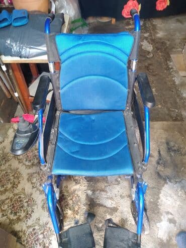 инвалидная коляска отдам даром: Elektrik təkərli arabası - Rəng: mavi gövdə və mavi nəfəsalan — 2
